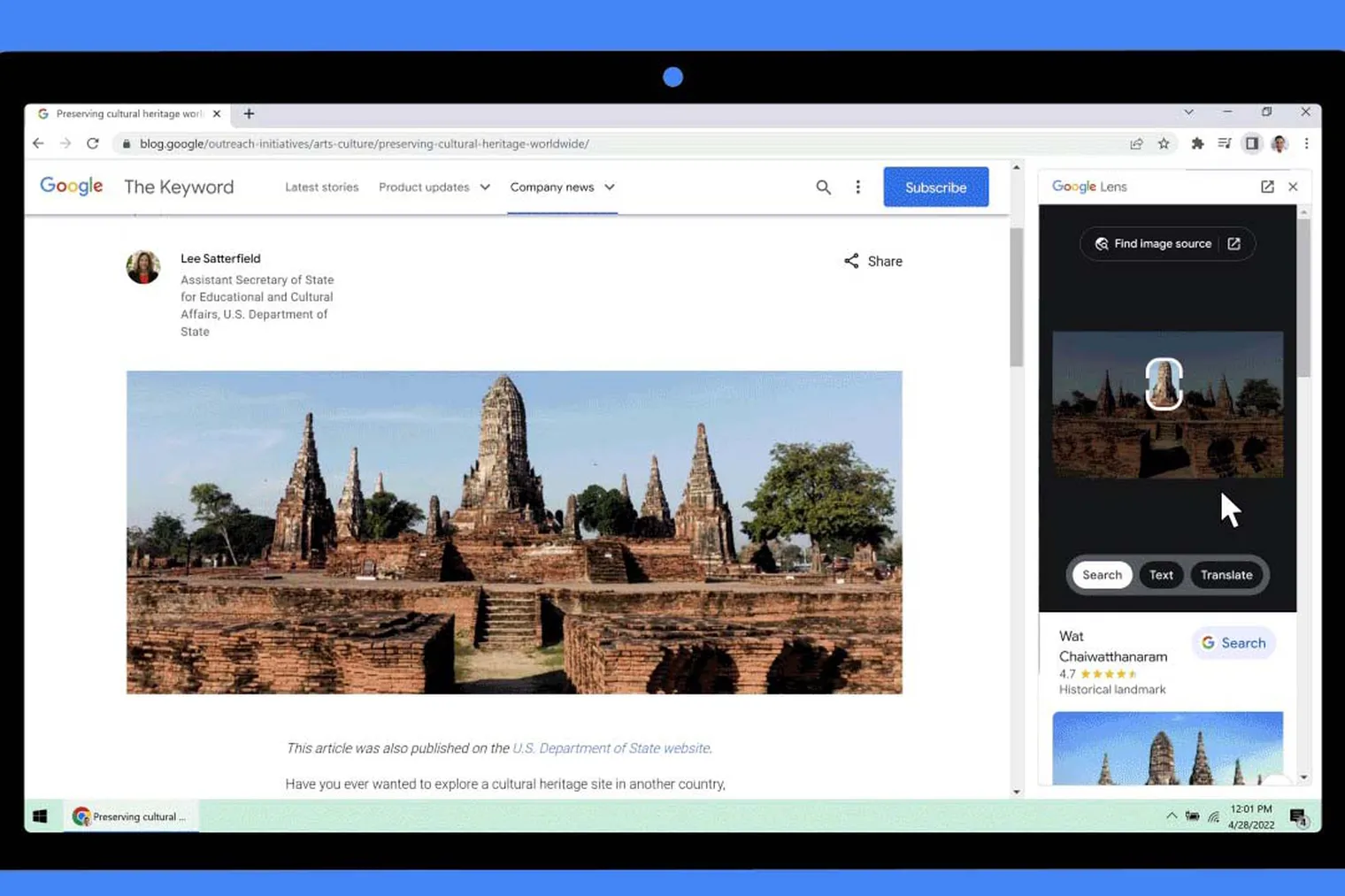 Chrome do të bëjë së shpejti kërkimet e imazheve të Google Lens pa dalë nga një faqe
