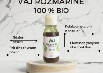 Cosmos oil, mrekullia e flokut me vaj rozmarine 100 % bio organik