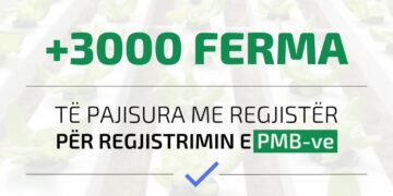 Mbi 3 mijë ferma me regjistër për produktet e mbrojtjes së bimëve