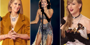 Momentet kyçe të Grammy Awards. Nga dalja e rrallë e Celine Dion, tek historia e Taylor Swift dhe shakaja e Miley Cyrus