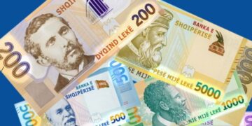 Monedha vendase dobësohet lehtë ndaj euros dhe dollarit gjatë janarit