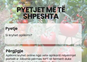 Nesër nisin aplikimet për Skemën Kombëtare të Mbështetjes në Bujqësi 2024