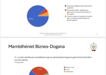 Doganat vlerësohen nga bizneset
