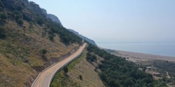 Punimet nga rruga e re turistike Shëngjin-Velipojë