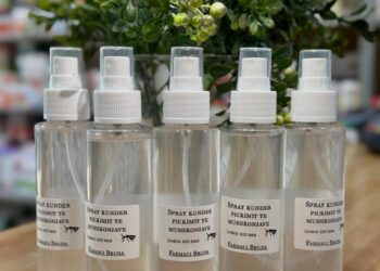 Farmaci Bruna, Spray Natyral dhe Efikas Kundër Pickimit të Mushkonjave për Tërë Familjen