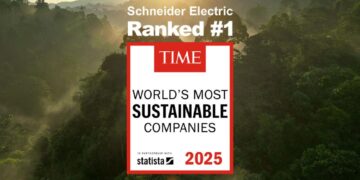 “SCHNEIDER ELECTRIC” SHPALLET KOMPANIA MË E QËNDRUESHME NË BOTË PËR 2025 NGA TIME DHE STATISTA