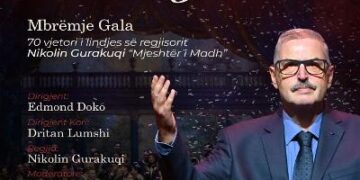 Mbrëmje Gala për 70 vjetorin e lindjes së regjisorit të shquar Nikolin Gurakuqi
