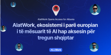 AIatWork, ekosistemi i parë europian i të mësuarit të AI hap aksesin për tregun shqiptar